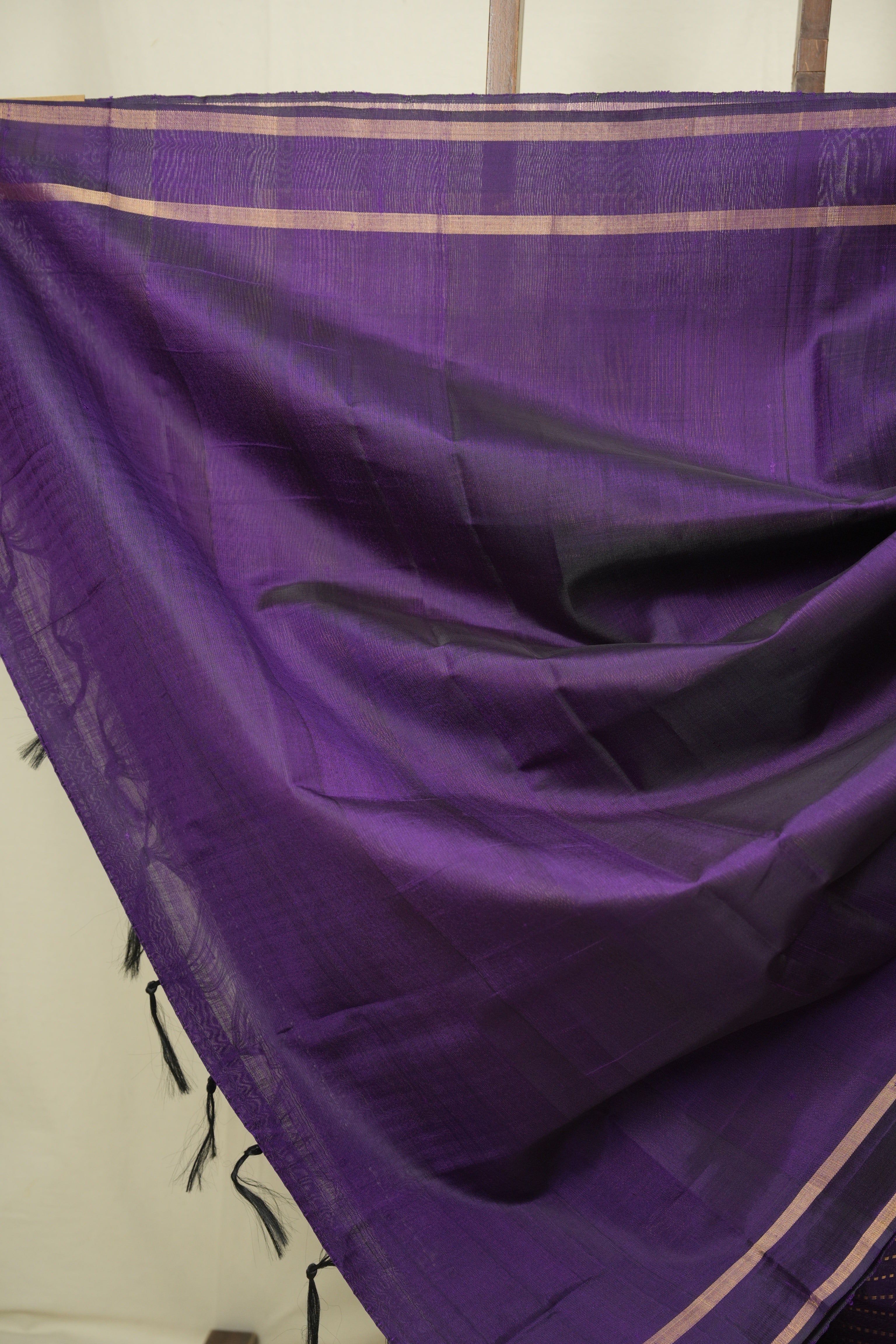 Purple Raw Silk Saree - SRPRSS1127