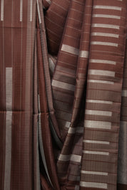 Coffee Brown Soft Silk Saree - SRCBSSS436