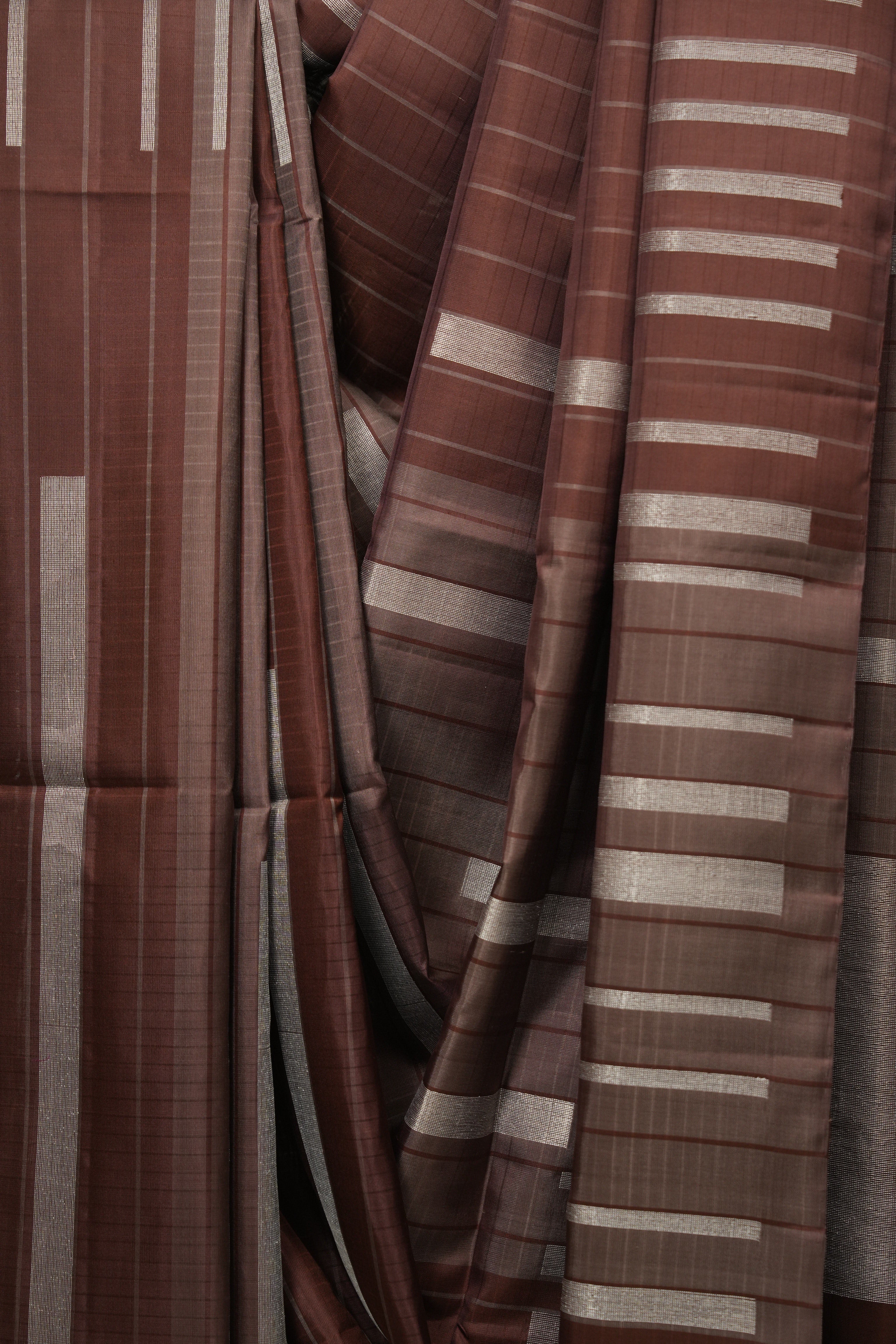 Coffee Brown Soft Silk Saree - SRCBSSS436