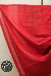 Black & White Pochampalli Cotton Ikat Saree - SRBWPCIS537