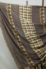 Beige HBP Modal Silk Saree - SRBMSS368