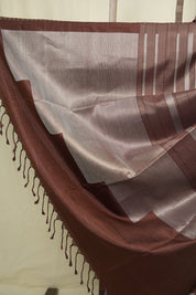 Coffee Brown Soft Silk Saree - SRCBSSS436