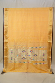 Cream Yellow Silk Paithani Saree - SRCYSPS658