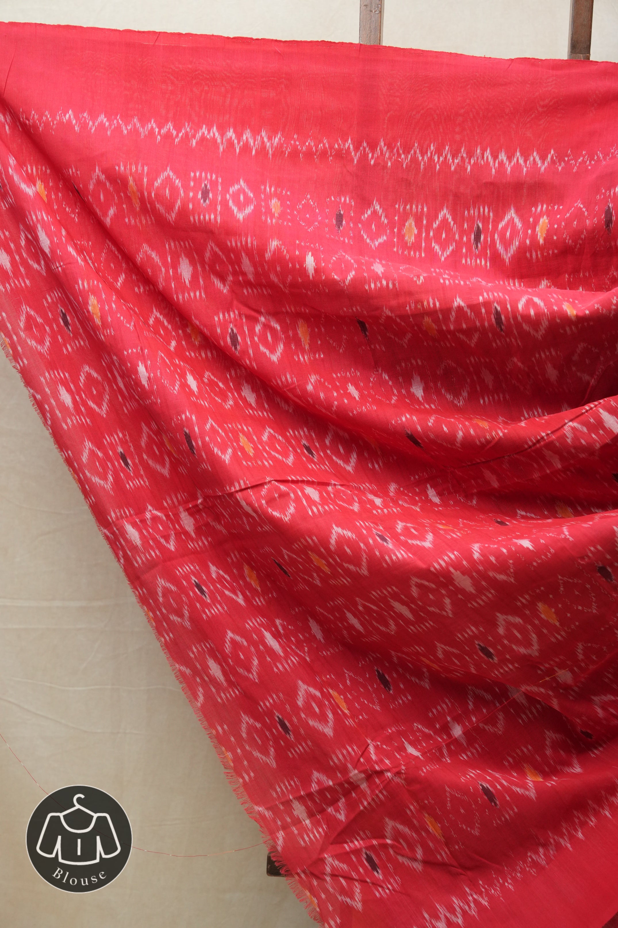 Yellow Pochampalli Cotton Ikat Saree - SRYPCIS525