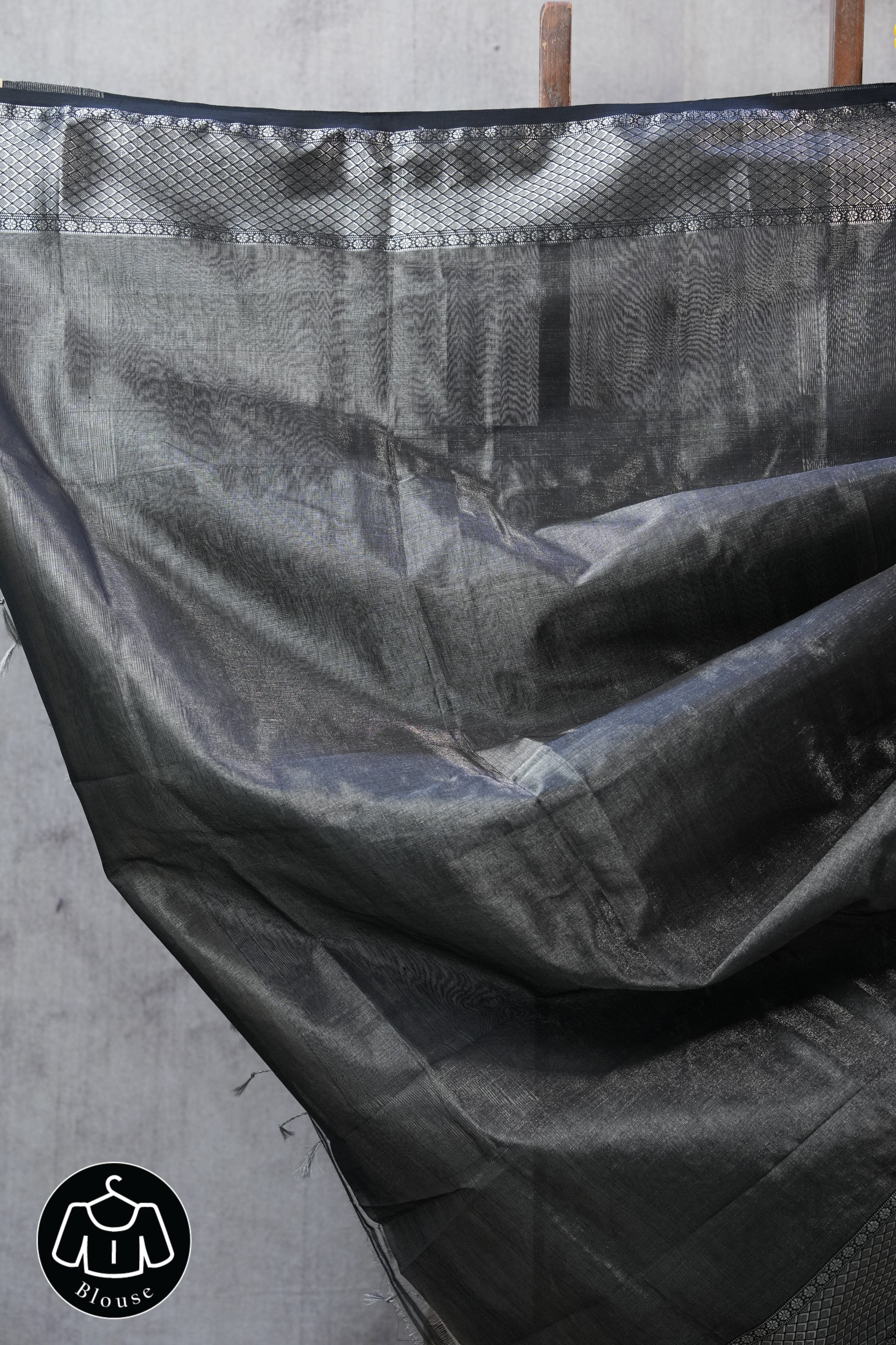 Beige Maheshwari Tissue Saree - SRBMTS389