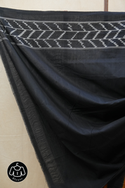 Turmeric Yellow Pochampalli Cotton Ikat Saree - SRTYPCIS496