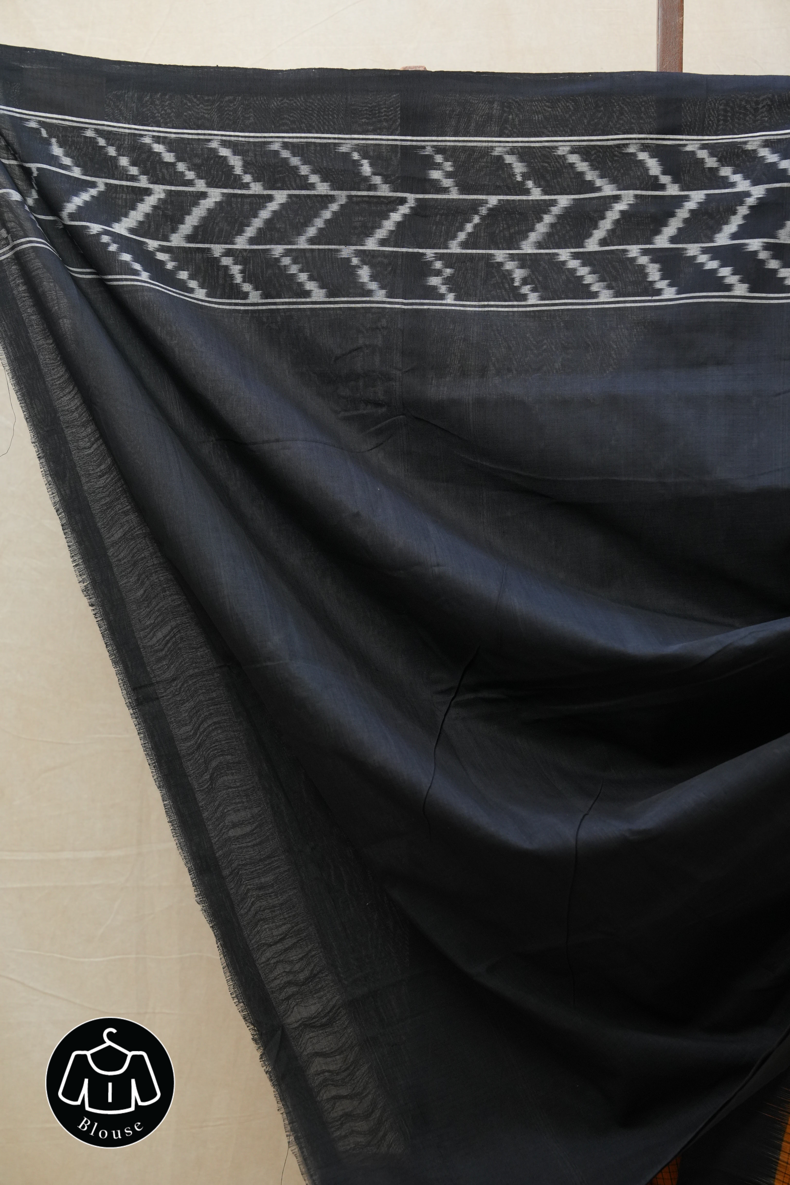 Turmeric Yellow Pochampalli Cotton Ikat Saree - SRTYPCIS496