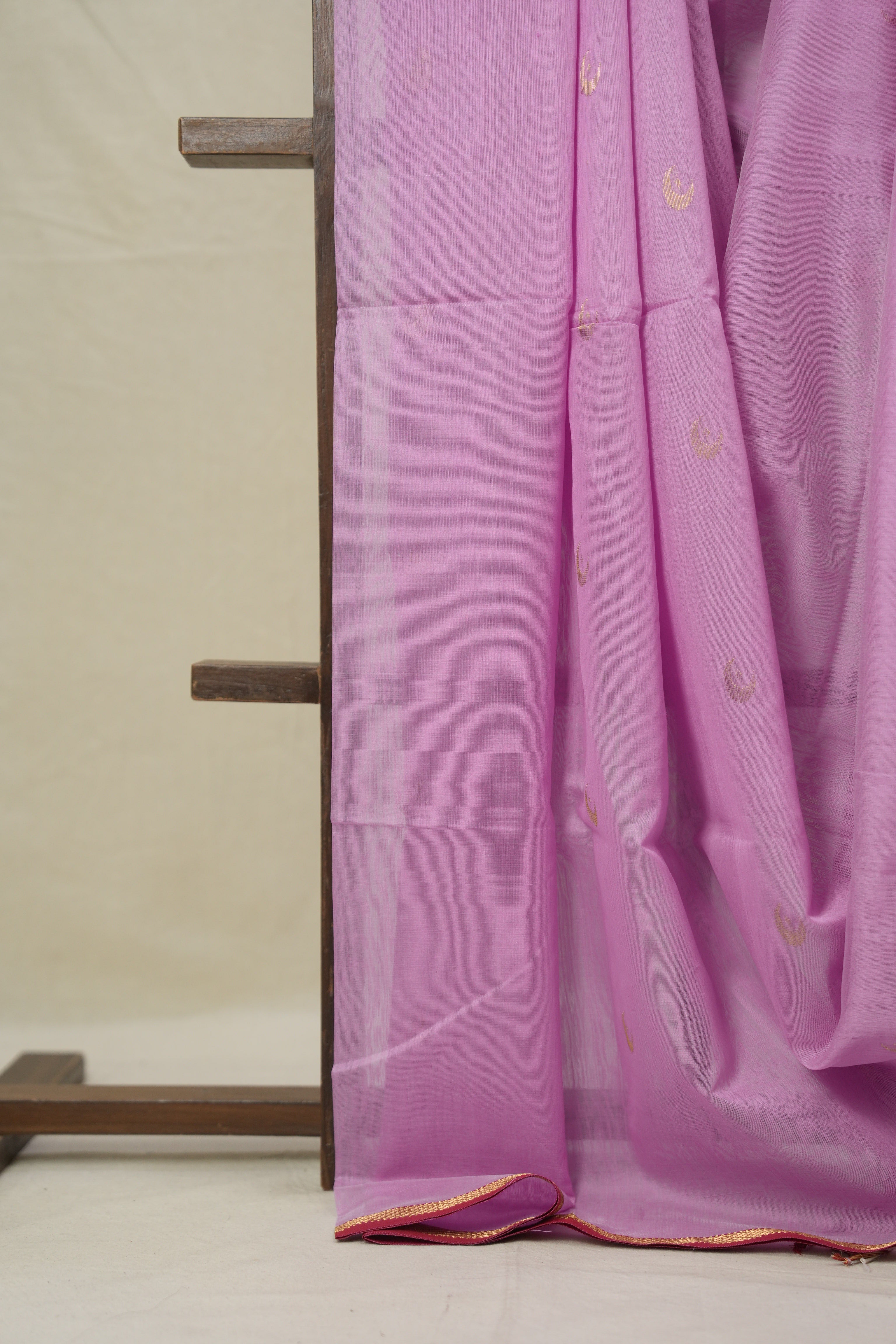 Lilac Pink Maheshwari Saree - SRLPMS999