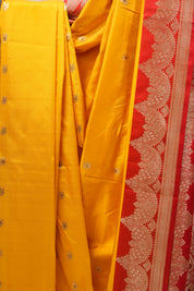 Yellow Banarasi Silk Saree - SRYSS729