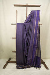 Purple Raw Silk Saree - SRPRSS1131