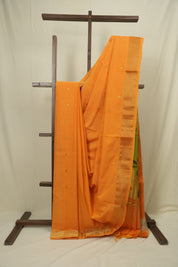 Orange Cotton Paithani Saree - SROCPS752