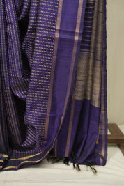 Purple Raw Silk Saree - SRPRSS1131