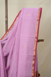 Lilac Pink Maheshwari Saree - SRLPMS999