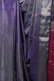 Purple Maheshwari Tissue Saree - SRPMTS396