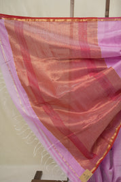 Lilac Pink Maheshwari Saree - SRLPMS999