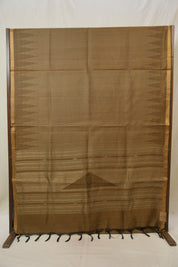 Khaki Raw Silk Saree - SRKRSS790