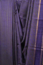 Blue Raw Silk Saree - SRBRSS1128