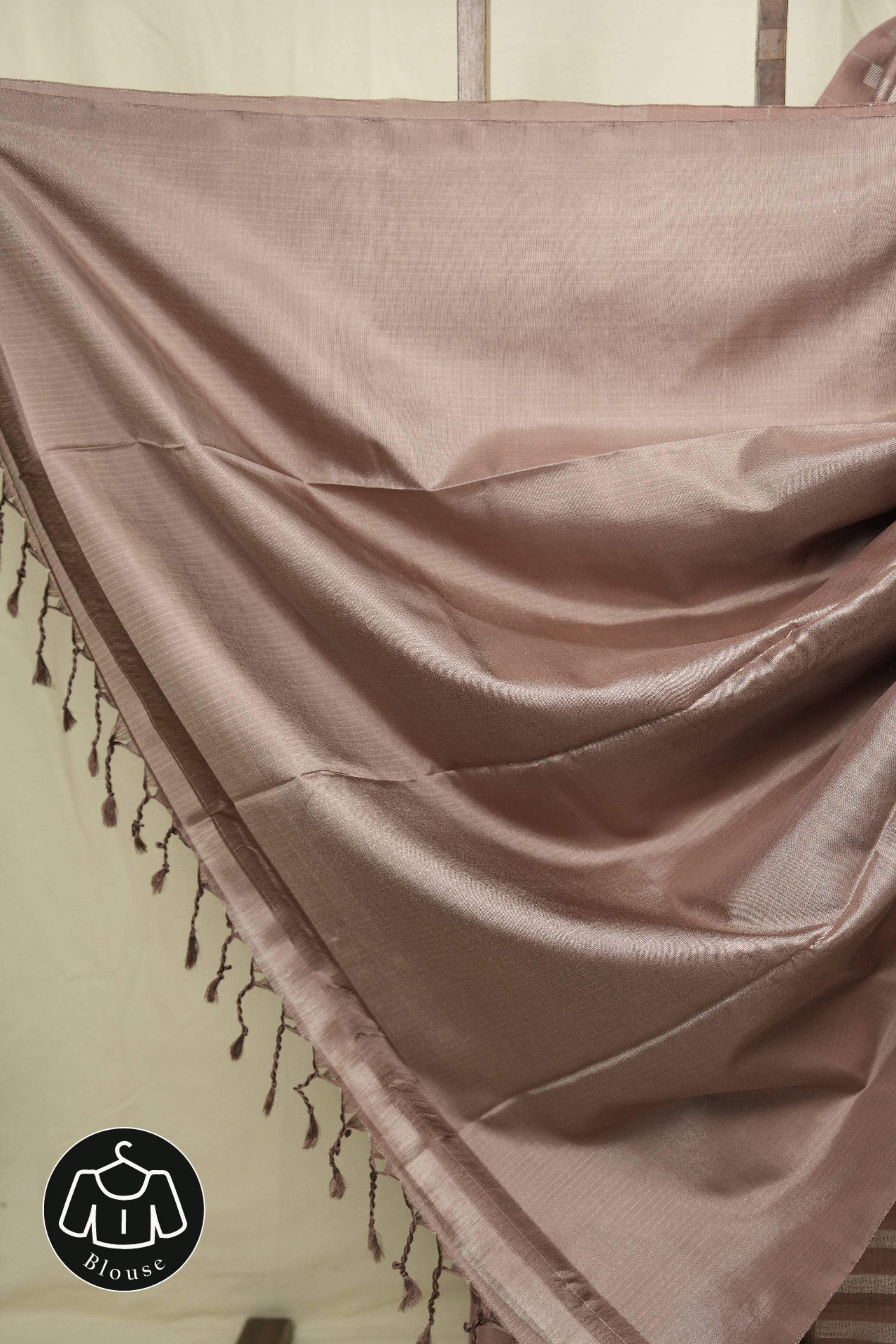 Coco Brown Soft Silk Saree - SRCBSSS435