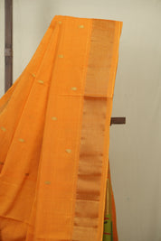 Orange Cotton Paithani Saree - SROCPS752