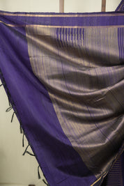 Purple Raw Silk Saree - SRPRSS1131