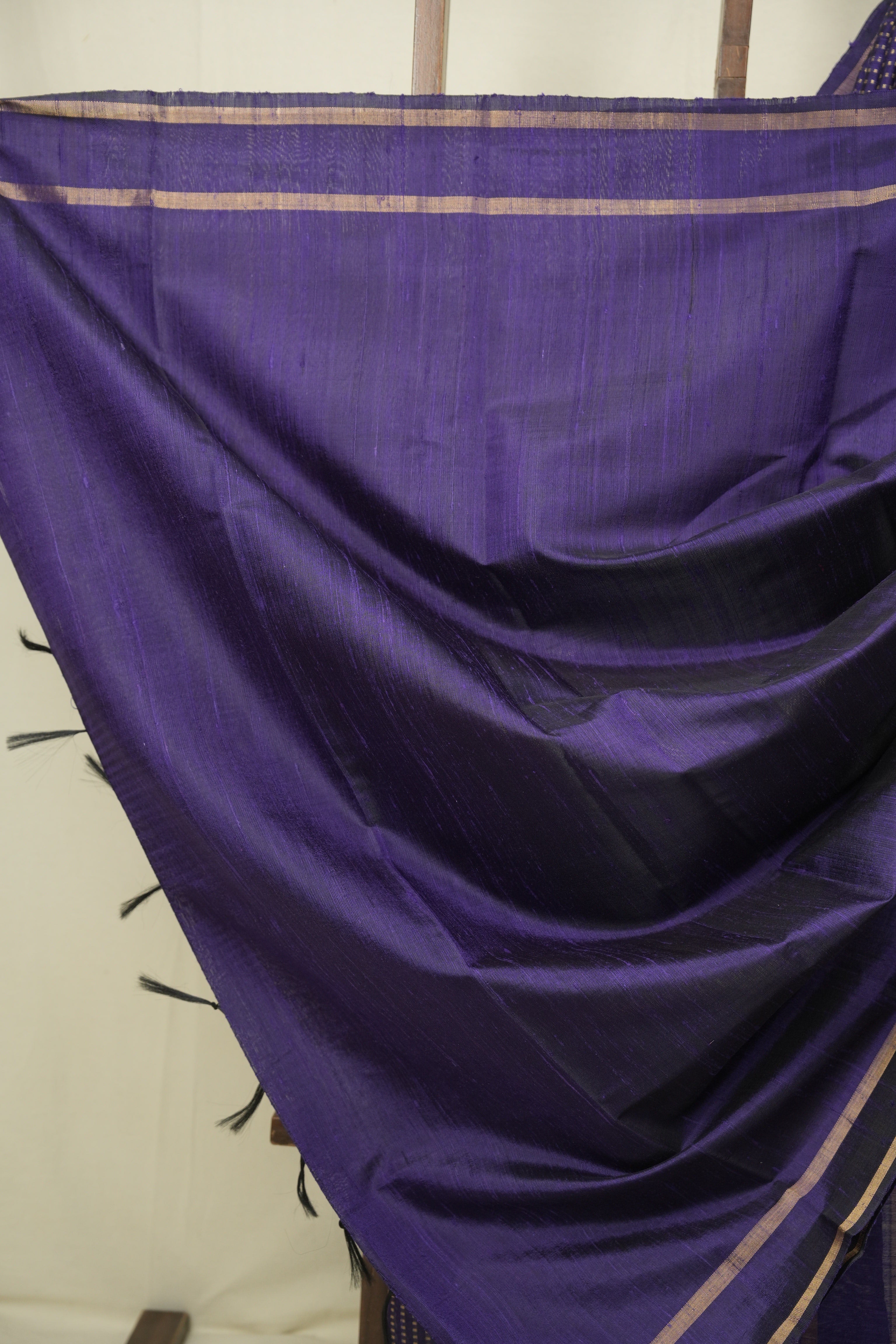 Blue Raw Silk Saree - SRBRSS1128
