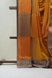Orange Maheshwari Saree - SROMS181-PI