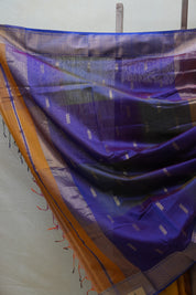 Orange Maheshwari Saree - SROMS181-PI