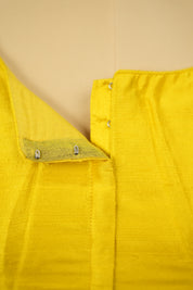 Yellow Raw Silk Blouse - SRYRSB15