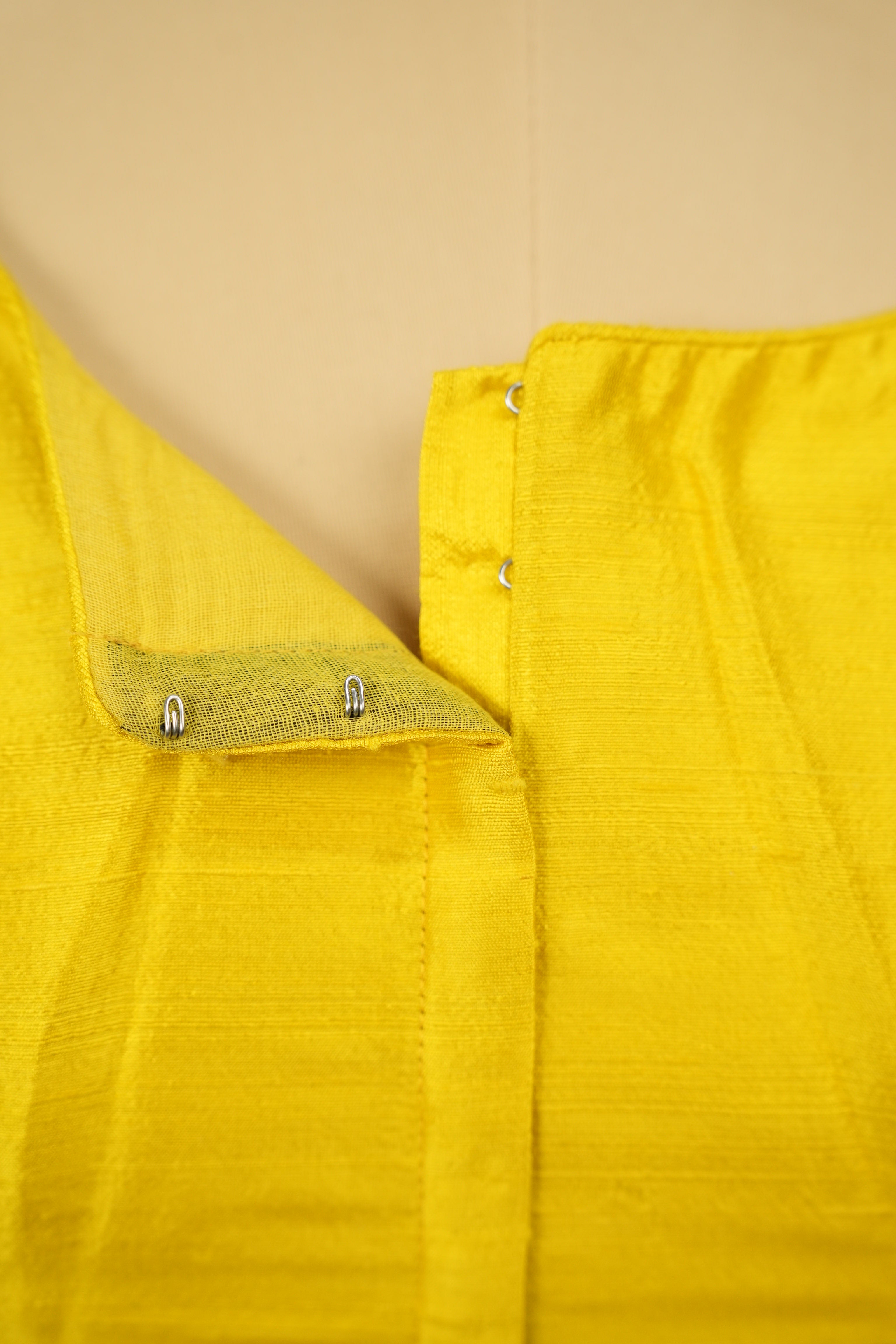 Yellow Raw Silk Blouse - SRYRSB15
