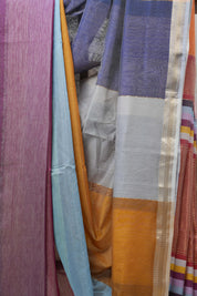 Multicolor Maheshwari Tissue Saree - SRMMTS539