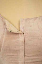 Cream Raw Silk Blouse - SRCRSB16