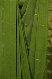 Green Cotton Paithani Saree - SRGCPS770