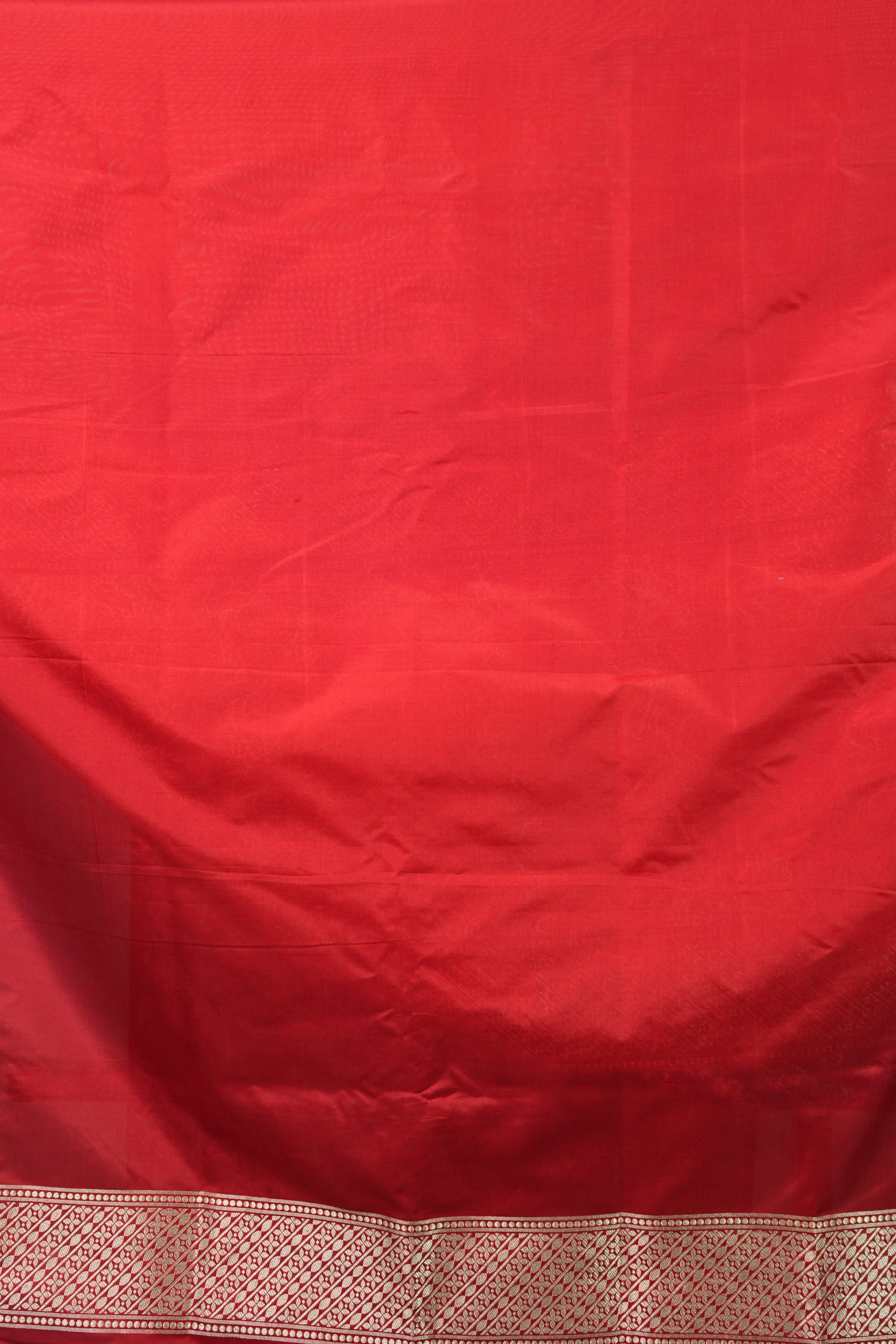 Royal Blue Banarasi Silk Saree-SRRBBSS630