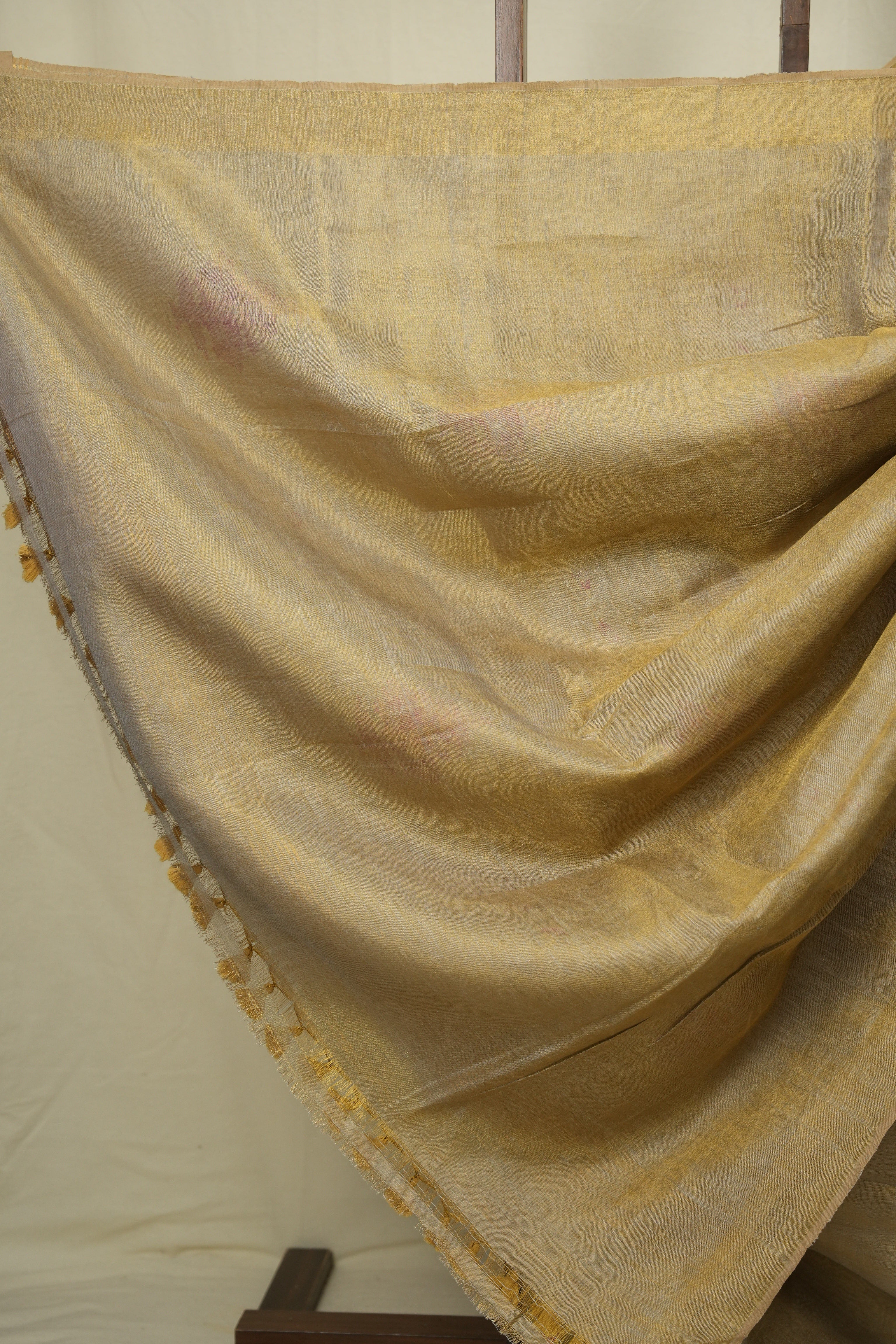 Grey Tissue Linen Jamdani Saree - SRGTLJS203