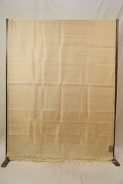 Cream Raw Silk Saree - SRCRSS966
