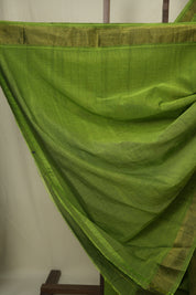 Green Cotton Paithani Saree - SRGCPS770