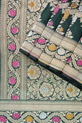 Vanarambha Banarasi Silk Saree - Saavari - SSVBSS28