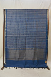 Peacock Blue Raw Silk Saree - SRPBRSS964