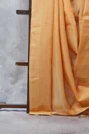 Peach-Orange Maheshwari Tissue Saree - SRPOMTS434