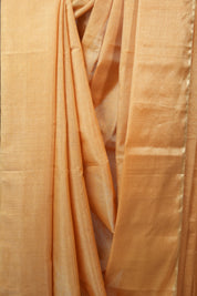 Peach-Orange Maheshwari Tissue Saree - SRPOMTS434