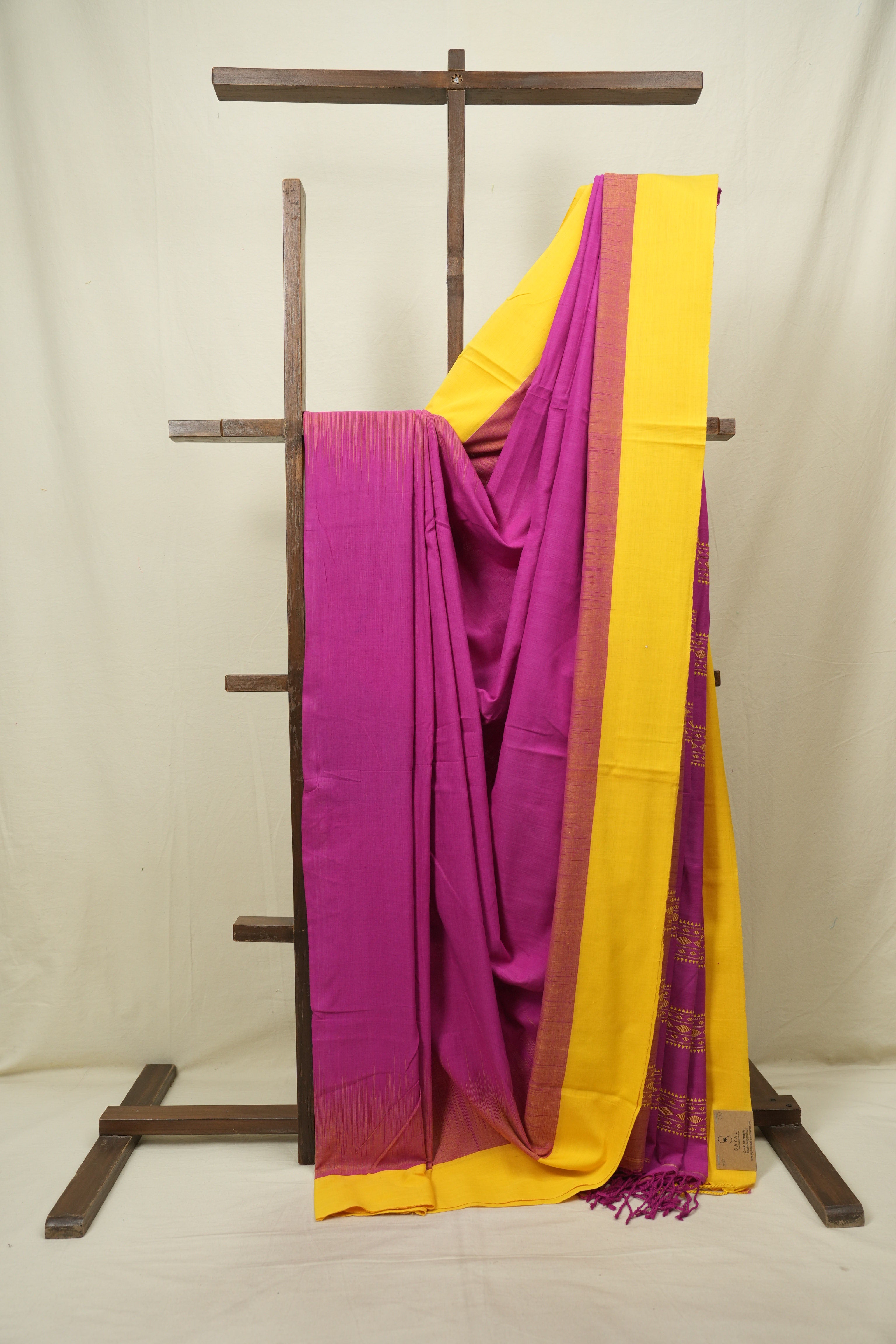 Pink Bengal Cotton Saree - SRPBCS177