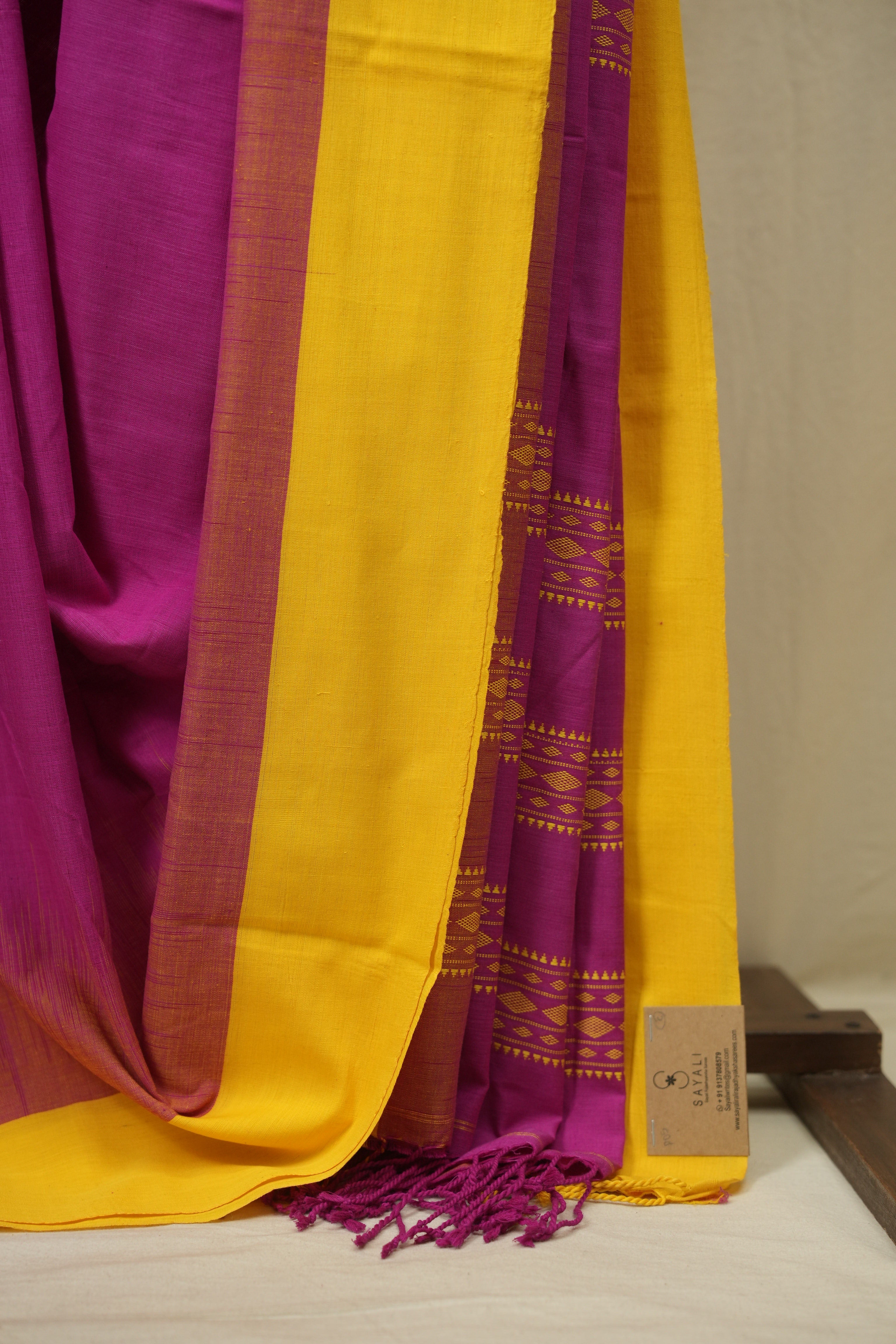 Pink Bengal Cotton Saree - SRPBCS177