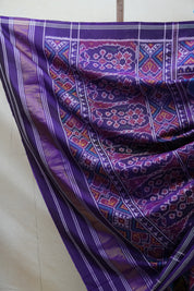 Purple Rajkot Patola Silk Saree - SRPRPSS406