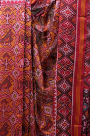 Maroon Rajkot Patola Silk Saree - SRMRPSS407