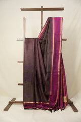 Coffee Brown Raw Silk Saree - SRCBRSS918