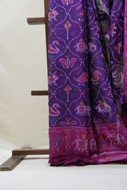 Purple Rajkot Patola Silk Saree - SRPRPSS408