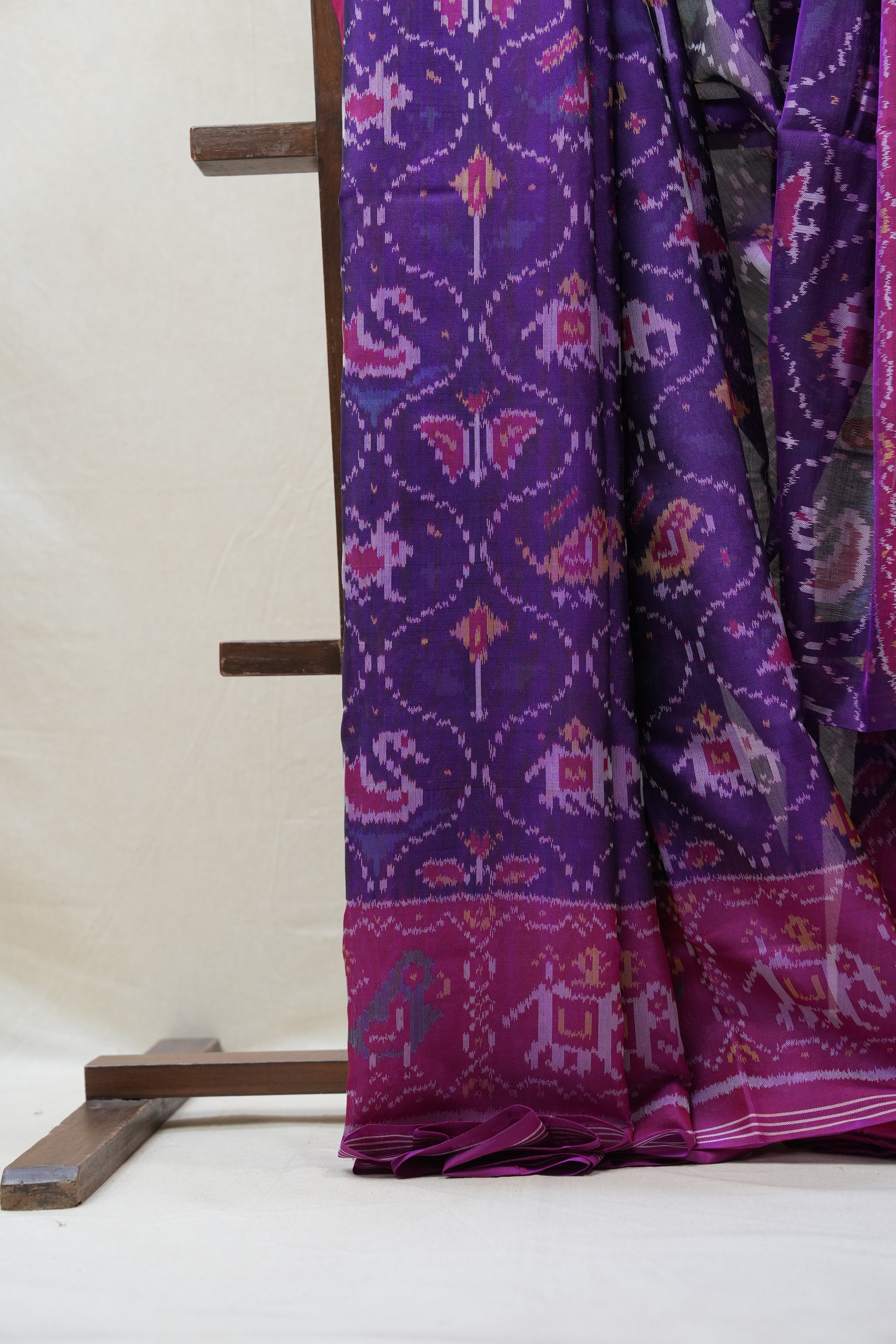 Purple Rajkot Patola Silk Saree - SRPRPSS408