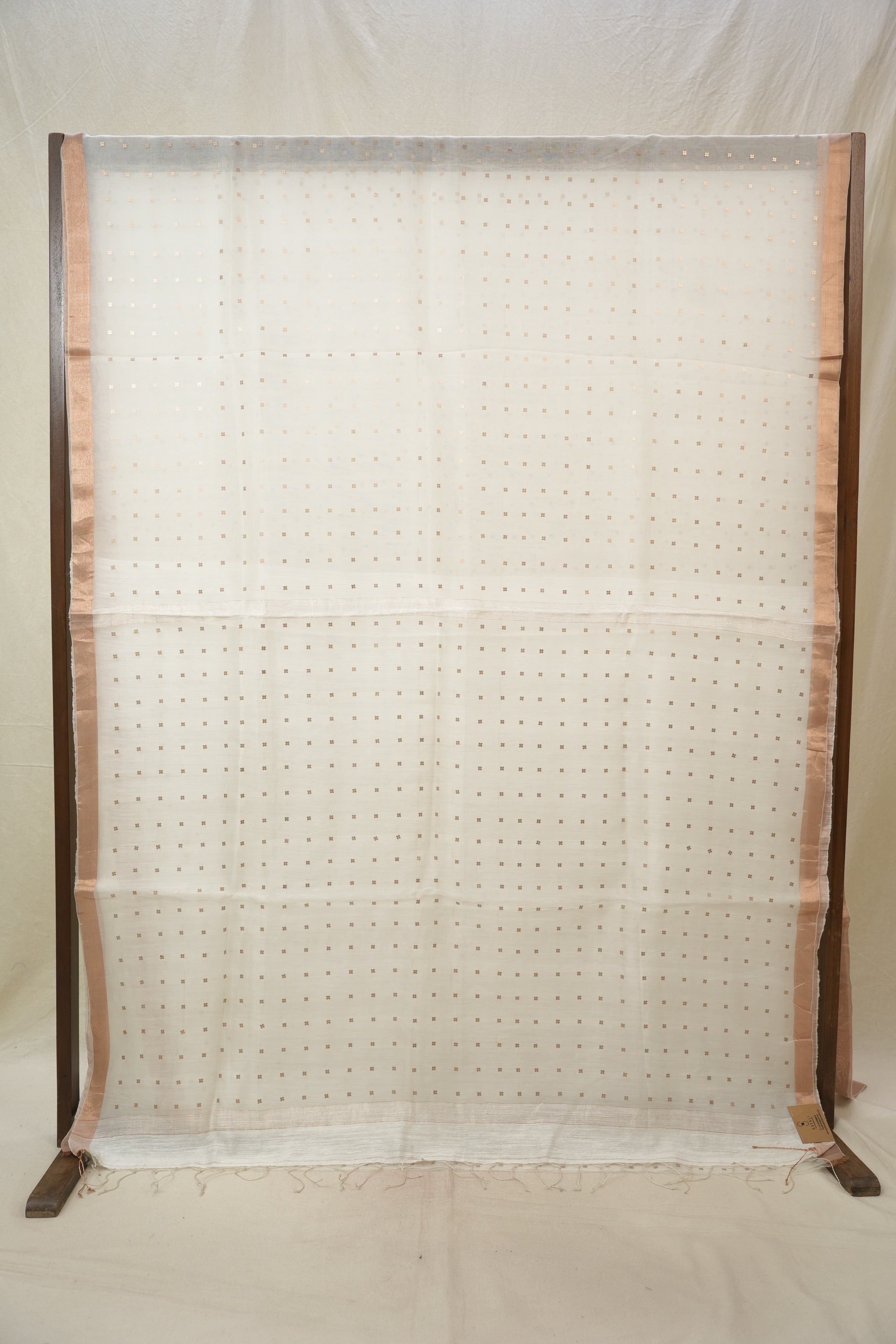 White Matka Silk Saree - SRWMSS83
