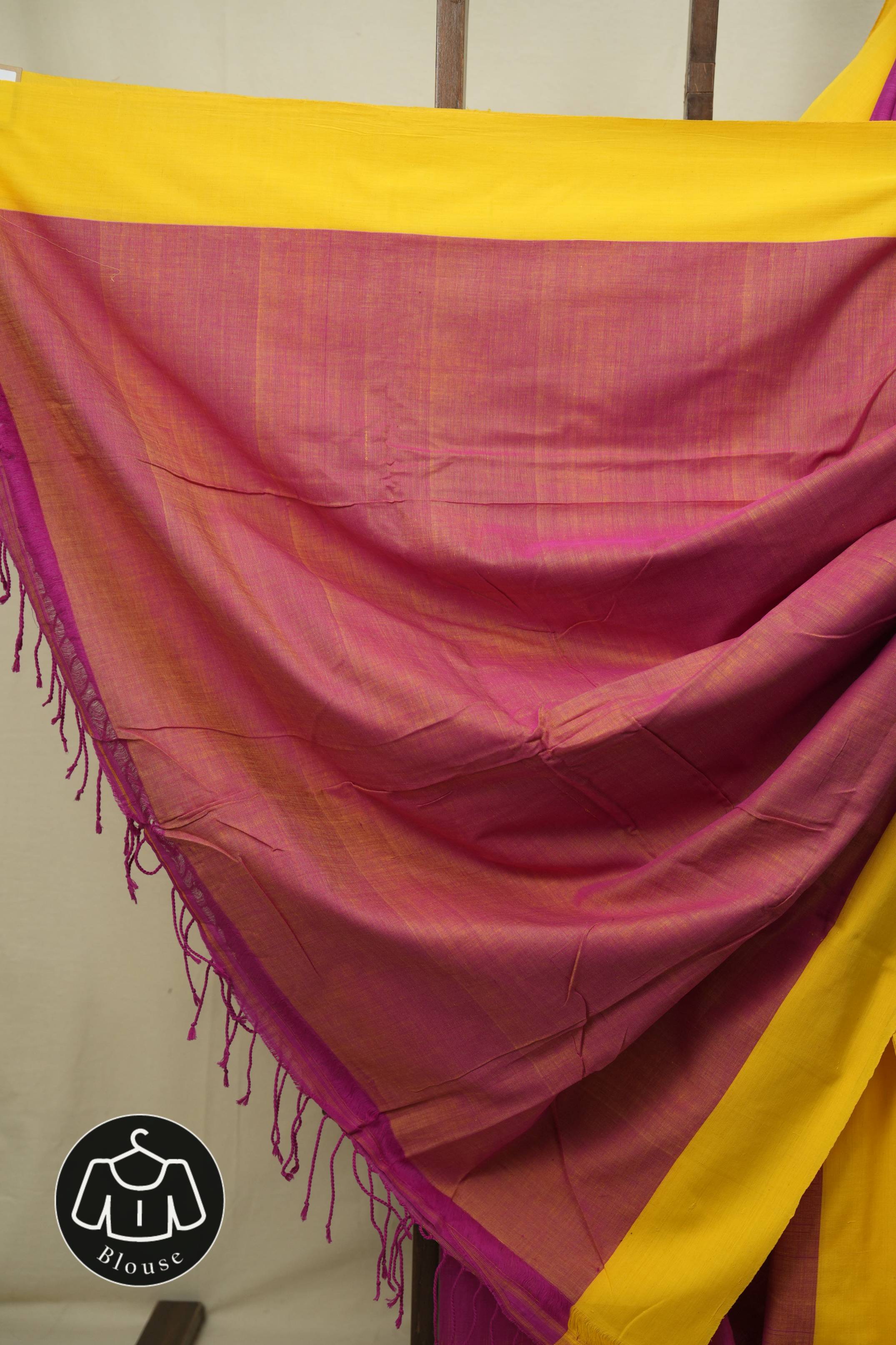 Pink Bengal Cotton Saree - SRPBCS177