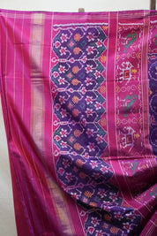 Purple Rajkot Patola Silk Saree - SRPRPSS408